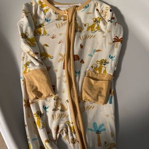 Little Sleepies Disney Lion King Bamboo Zippy Pajamas